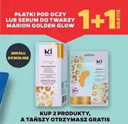 Netto PŁATKI POD OCZY LUB SERUM DO TWARZY MARION GOLDEN GLOW oferta