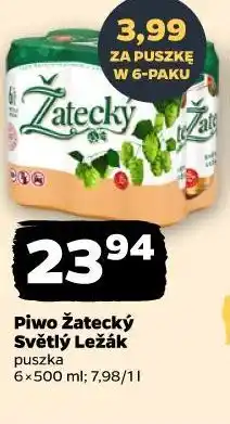 Netto Piwo Žatecký Světlý Ležák puszka oferta
