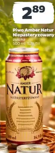Netto Piwo Amber Natur Niepasteryzowany oferta