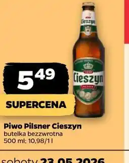 Netto Piwo Pilsner Cieszyn butelka bezzwrotna oferta