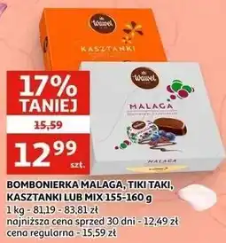 Auchan BOMBONIERKA MALAGA, TIKI TAKI, KASZTANKI LUB MIX oferta