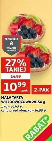 Auchan MAŁA TARTA WIELOOWOCOWA oferta