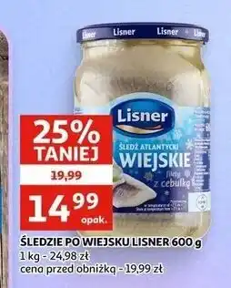 Auchan ŚLEDZIE PO WIEJSKU LISNER oferta