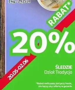 Auchan ŚLEDZIE Dział Tradycja RABAT oferta