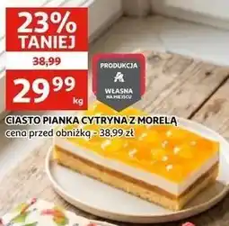Auchan CIASTO PIANKA CYTRYNA Z MORELĄ oferta