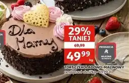 Auchan TORT CZEKOLADOWO-MALINOWY oferta