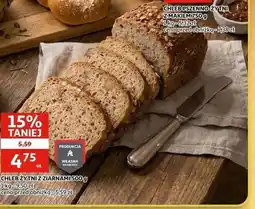 Auchan CHLEB ŻYTNI Z ZIARNAMI oferta