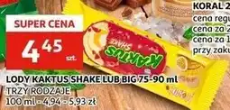 Auchan LODY KAKTUS SHAKE LUB BIG oferta