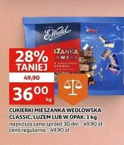 Auchan CUKIERKI MIESZANKA WEDLOWSKA CLASSIC, LUZEM LUB W OPAK oferta