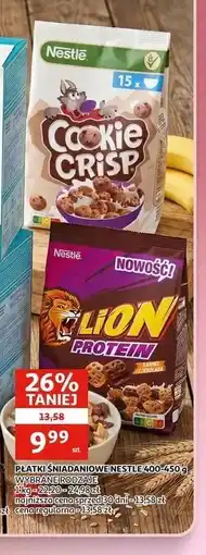 Auchan PŁATKI ŚNIADANIOWE NESTLE 400-450 g WYBRANE RODZAJE oferta