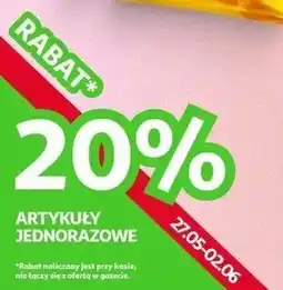 Auchan ARTYKUŁY JEDNORAZOWE rabat oferta