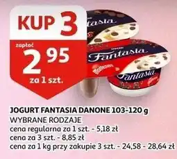 Auchan JOGURT FANTASIA DANONE 103-120 g WYBRANE RODZAJE oferta