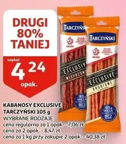 Auchan KABANOSY EXCLUSIVE TARCZYŃSKI oferta