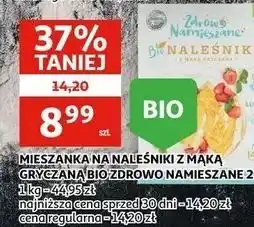 Auchan MIESZANKA NA NALEŚNIKI Z MĄKĄ GRYCZANĄ BIO ZDROWO NAMIESZANE oferta