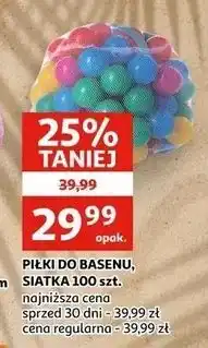 Auchan Piłki do basenu, siatka 100 szt oferta