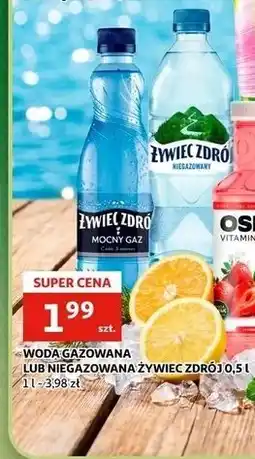 Auchan WODA GAZOWANA LUB NIEGAZOWANA ŻYWIEC ZDRÓJ oferta