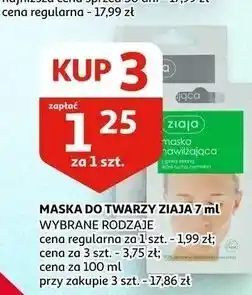 Auchan MASKA DO TWARZY ZIAJA oferta