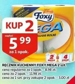 Auchan RĘCZNIK KUCHENNY FOXY MEGA 2 szt oferta