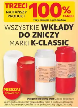Kaufland Wszystkie wkłady do zniczy marki K-Classic oferta