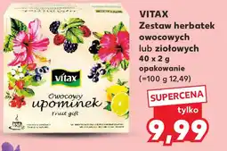 Kaufland Zestaw herbatek owocowych lub ziołowych Vitax oferta