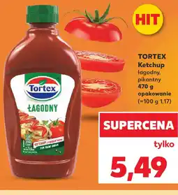 Kaufland TORTEX Ketchup łagodny, pikantny 470 g opakowanie oferta