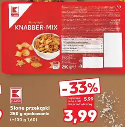 Kaufland K-Classic Słone przekąski oferta