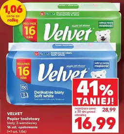 Kaufland Velvet Papier toaletowy oferta