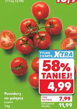 Kaufland Pomidory na gałązce luzem oferta