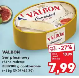 Kaufland VALBON Ser pleśniowy różne rodzaje 200/180 g opakowanie oferta