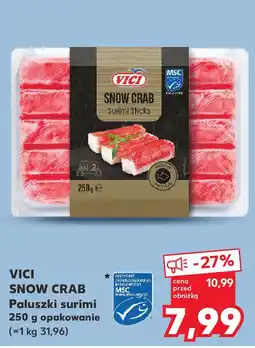 Kaufland SNOW CRAB Paluszki surimi VICI oferta