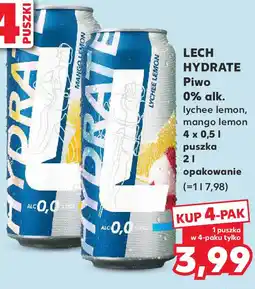 Kaufland Piwo 0% alk. LECH HYDRATE oferta