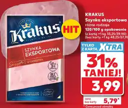 Kaufland Szynka eksportowa KRAKUS oferta