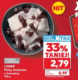 Kaufland Filety śledziowe z żurawiną LISNER oferta