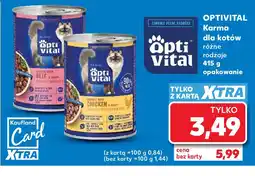 Kaufland OPTIVITAL Karma dla kotów różne rodzaje oferta