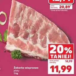 Kaufland Żeberka wieprzowe płaty oferta