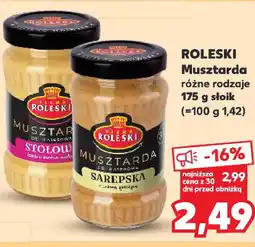 Kaufland ROLESKI Musztarda różne rodzaje 175 g słoik oferta