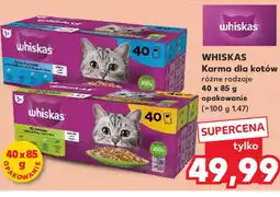 Kaufland WHISKAS Karma dla kotów różne rodzaje oferta