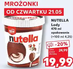 Kaufland Lody 470 ml opakowanie oferta
