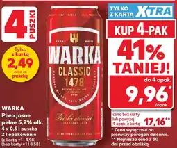 Kaufland Warka Piwo jasne oferta