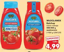 Kaufland WŁOCŁAWEK Ketchup różne rodzaje 480/450 g opakowanie oferta