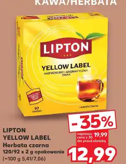 Kaufland LIPTON YELLOW LABEL Herbata czarna oferta