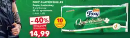 Kaufland FOXY QUATREFEUILLES Papier toaletowy 4-warstwowy 10 szt. opakowanie oferta