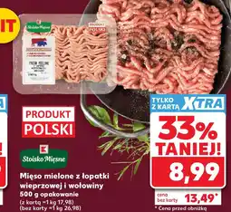 Kaufland Mięso mielone z łopatki wieprzowej i wołowiny 500 g opakowanie oferta