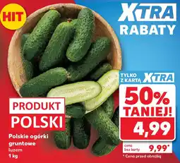 Kaufland Polskie ogórki gruntowe luzem oferta