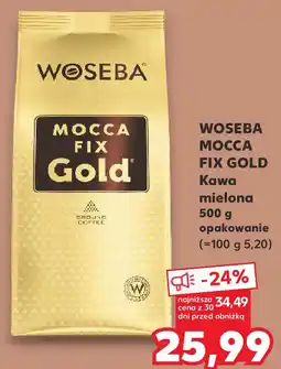 Kaufland WOSEBA MOCCA FIX GOLD Kawa mielona oferta