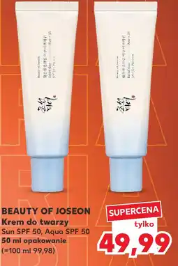Kaufland BEAUTY OF JOSEON Krem do twarzy Sun SPF 50, Aqua SPF 50 oferta