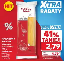 Kaufland Makarony Polskie Makaron spaghetti oferta