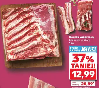 Kaufland Boczek wieprzowy bez kości, ze skórą oferta