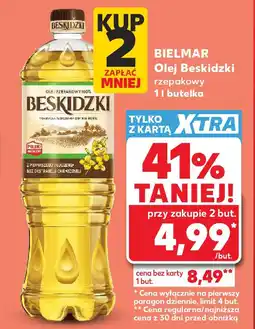 Kaufland BIELMAR Olej Beskidzki rzepakowy 1 l butelka oferta