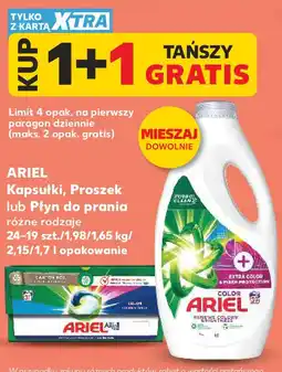 Kaufland Ariel Kapsułki, Proszek lub Płyn do prania różne rodzaje oferta